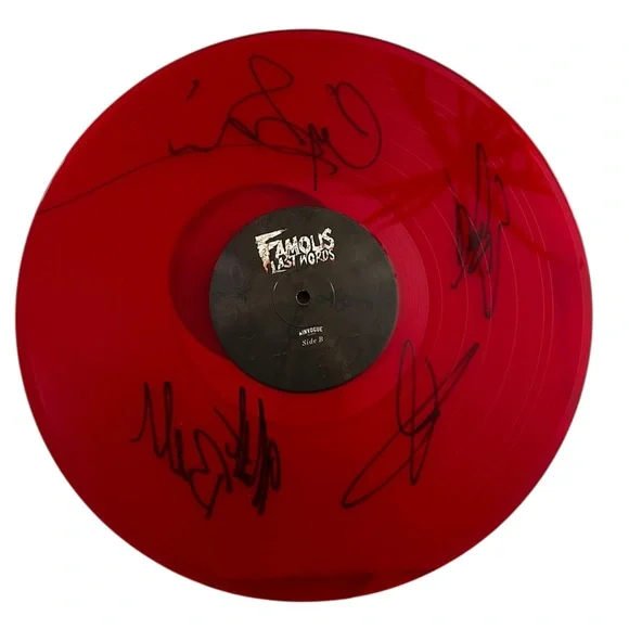⭐️SIGNED⭐️ Famous Last Words Band Two Faced Charade Two-sided